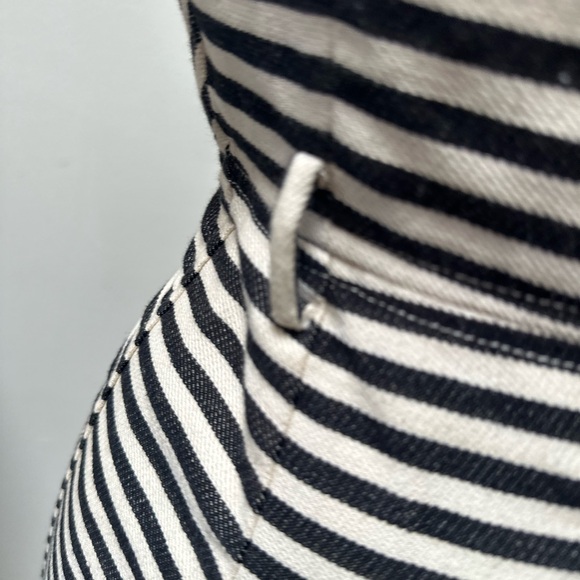 Charlotte Ronson fitted stripped dress, cream and black (S) - Picture 6 of 12